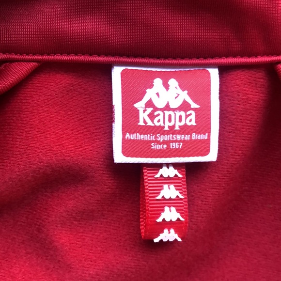 Kappa Womens 222 Banda Wanniston Slim Jacket - Dark Red/Black - Picture 8 of 11